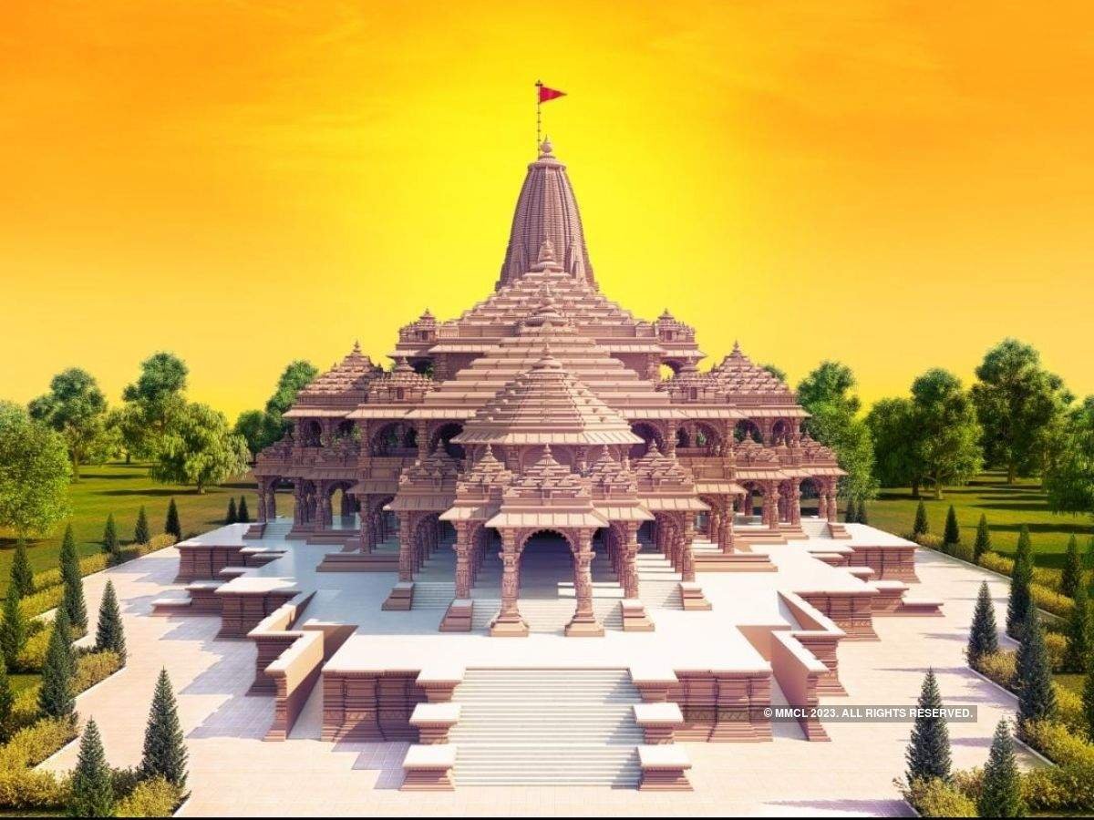 1609509 ram mandir photo a look at the proposed model for ram janmbhoomi temple in ayodhya