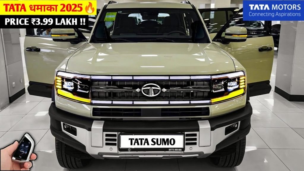 टॉप कॉलिटी फीचर्स के साथ launch हुई शक्तिशाली इंजन वाली Tata Sumo की बेहतरीन कार